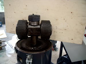 gearbox of rotary roller wood pellet maker machine