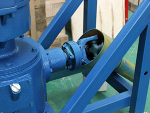 PTO pellet machine connection