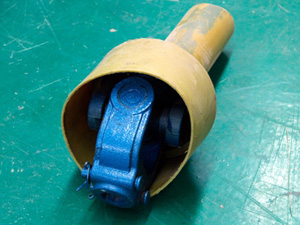 PTO pellet machine shaft