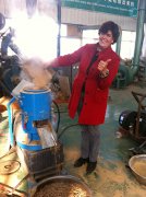 Customer Visit: Test-run Pine Sawdust Pellet Machine