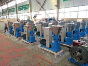 finished biomass fuel pellet mill in GEMCO factory