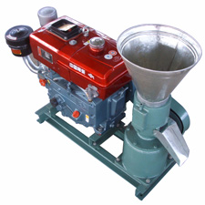 diesel engine pellet press machine